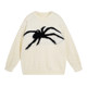 RASP ຄົນອັບເດດ: ແຫ່ງຊາດສູງ streets mohair spider sweater ສໍາລັບຜູ້ຊາຍແລະແມ່ຍິງວ່າງບໍ່ສະບາຍດູໃບໄມ້ລົ່ນແລະລະດູຫນາວຄູ່ຜົວເມຍ pullover ຄໍຮອບ sweater