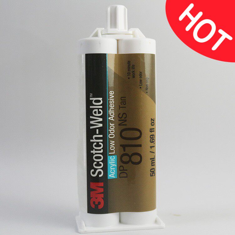 3M acrylic structure adhesive glue-anti-flow hanging type DP810NS translucent double-component volume ratio A: