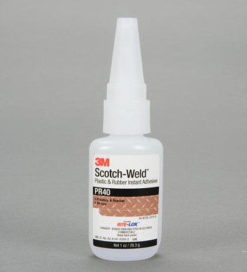 3M PR40 instant glue universal quick dry glue suitable adhesive PVC ABS nylon clear and transparent 20g