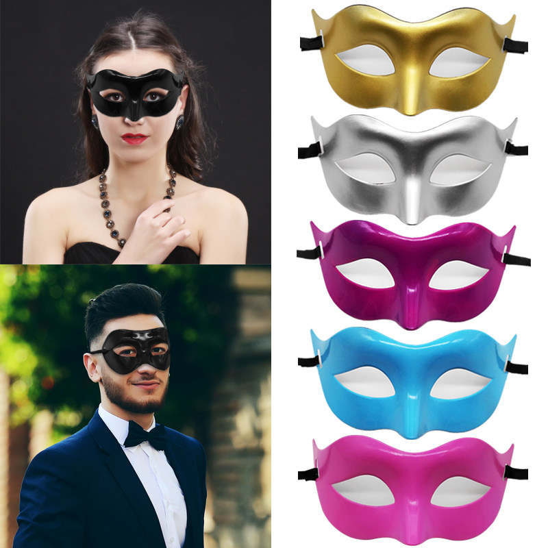 Ten Thousand Christmas Prom Mask Half Face Black Mask Men's Adult Women's Princess High-end Sexy Decoration Popular