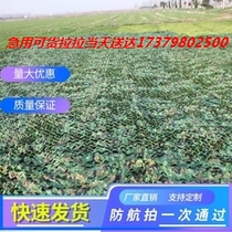 Anti-aerial photo of hidden web camouflan web greening net shelter anti-fake web outdoor camouflan sunscreen mesh forest green