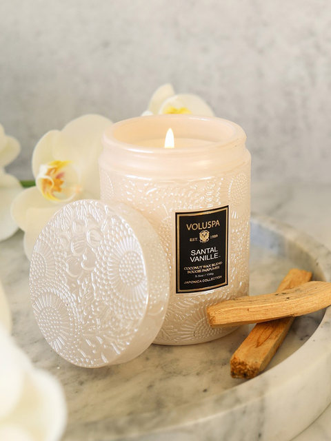 Imported from the United States Voluspa Scented Candle Large Relief Soothing Sleep Aid Home Lavender Christmas Gift