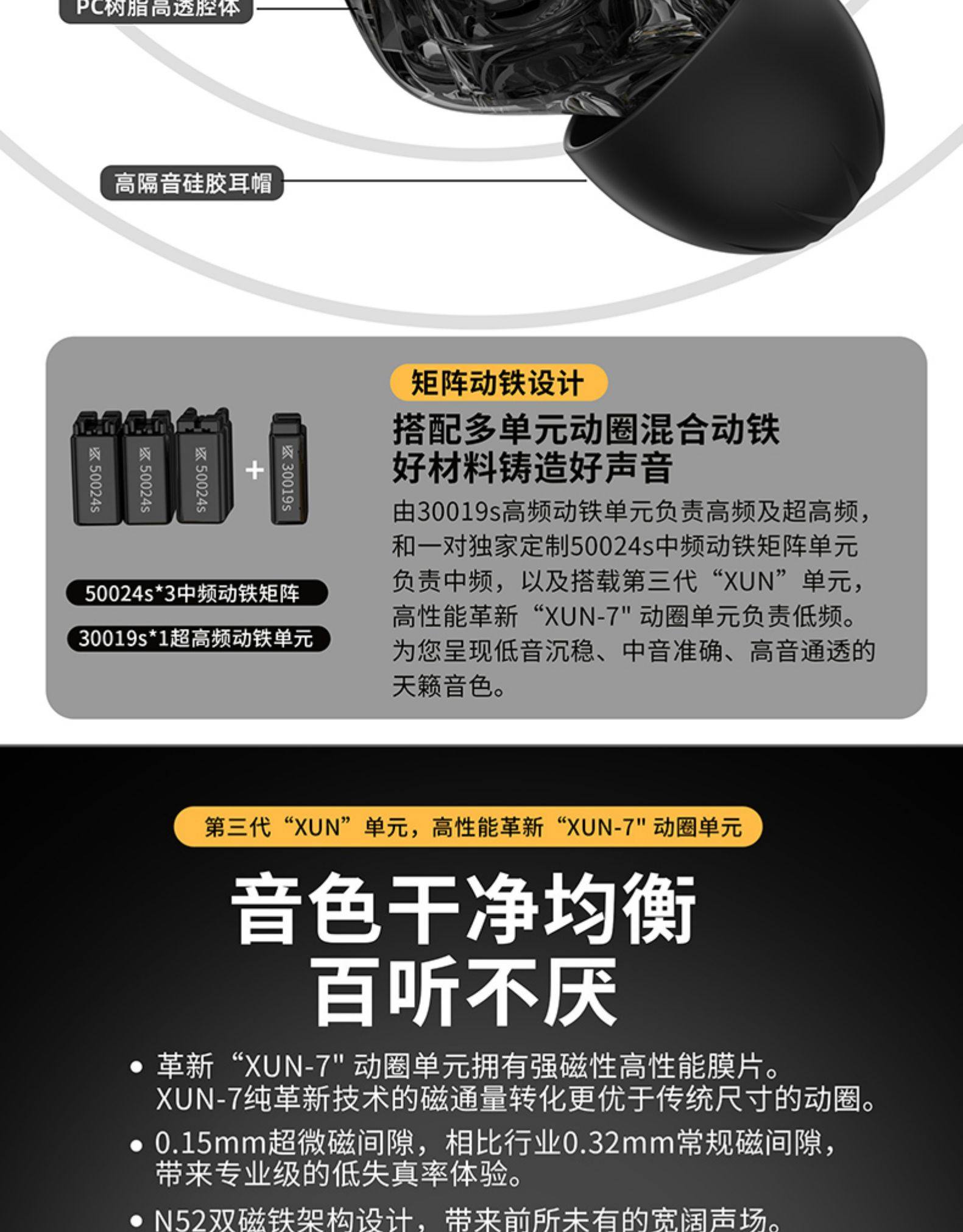 Проводные HiFi наушники cca hm20圈铁耳机16单元hifi有线发烧级高音质手机直播
