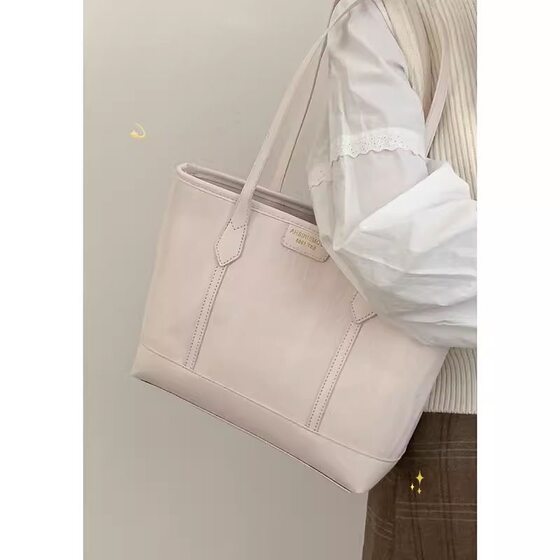 Versatile large-capacity commuter bag for women 2025 new trendy Korean tote bag high-end foreign style shoulder bag
