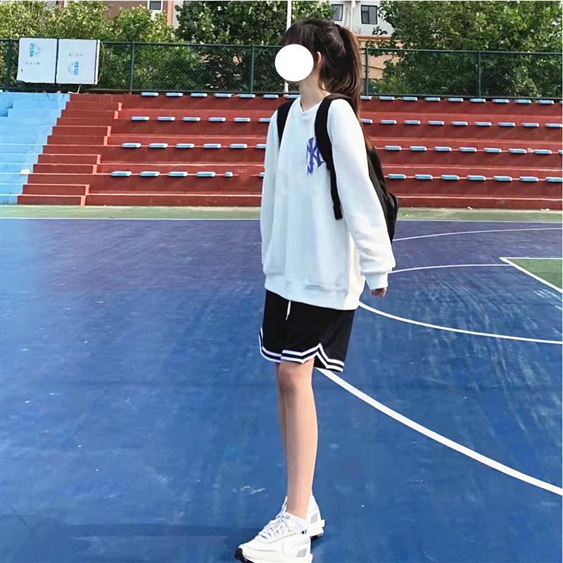 Basketball Shorts for Men and Women, Loose-Fitting Summer Trendy Brand, Quick-Drying American-Style Ice Silk Casual Pants, Five-Point Shorts
