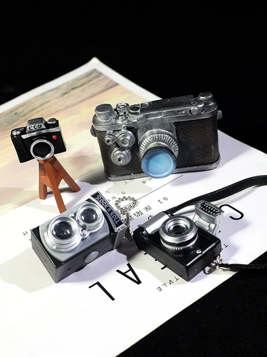 比彩 Маленькая реалистичная камера, аксессуар с аксессуарами, кремовый набор материалов, «сделай сам»