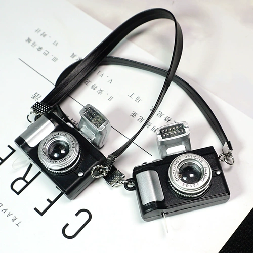 比彩 Маленькая реалистичная камера, аксессуар с аксессуарами, кремовый набор материалов, «сделай сам»