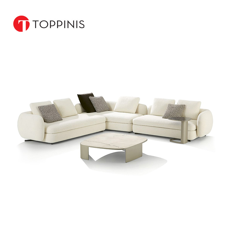 Toppinis Italy Polform fabric sofa living room Dapingshu modern minimalist villa corner sofa