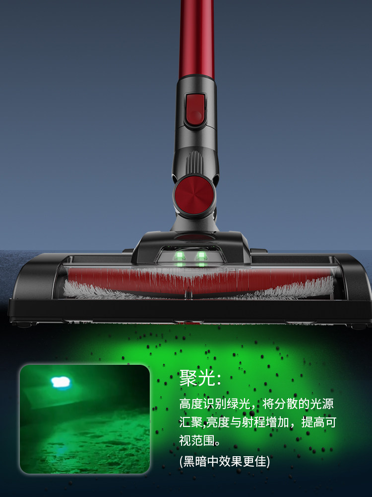 Oxen Cordless Vacuum Cleaner for Home Use, High Suction Power, Powerful Handheld, Small and Lightweight, Cat Hair and Floor Cleaning All-In-One Machine, Mite Removal