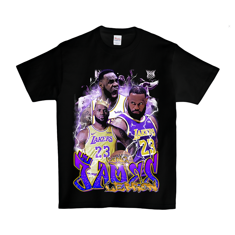 Кепка NBA Баскетбол Kobe O'Neal LeBron James Dennis Rodman Хлопковая футболка 1-65