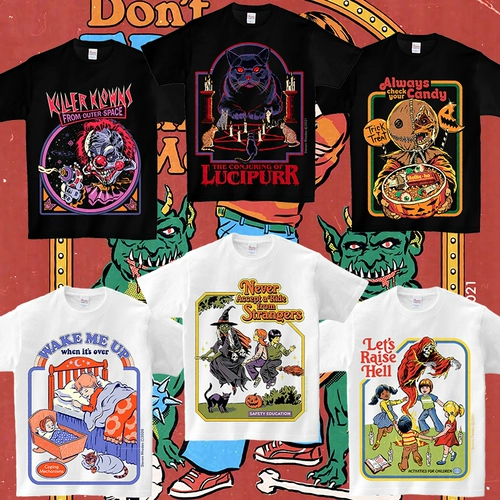 Комиксы, оригинальная дизайнерская футболка в стиле хип-хоп, в американском стиле, европейский стиль, короткий рукав