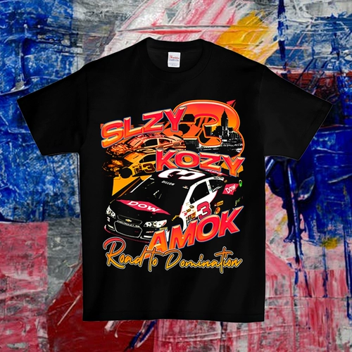 Мультяшный оригинальный гоночный автомобиль, дизайнерская футболка в стиле хип-хоп, европейский стиль, короткий рукав, оверсайз