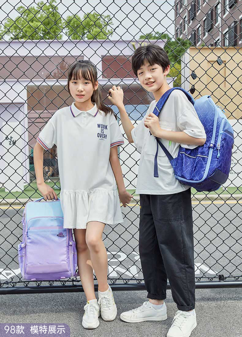卡拉羊 中小学生护脊肩负双肩包 书包 25L 图28