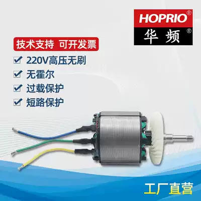 Leylen high voltage brushless DC motor 220V three-phase non-Hall 2500W power tool motor high speed