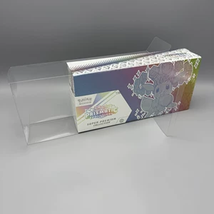Американская версия подарочной коробки PTCG Ibrahimovic SPC Prismatic Evolutions, прозрачная защитная коробка для коллекции