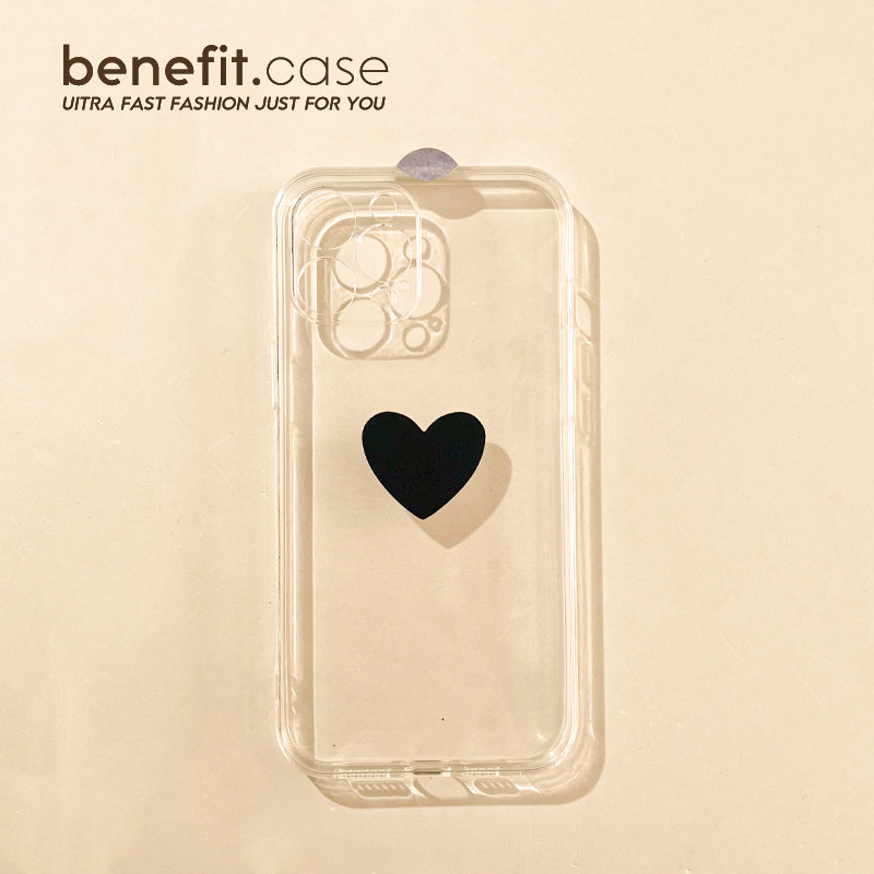 Benefit sweet and cool black love applies Apple 13promax mobile phone protection shell iphone12 adolescent girl mini about xsmax Japan-ROK xr idea 8p