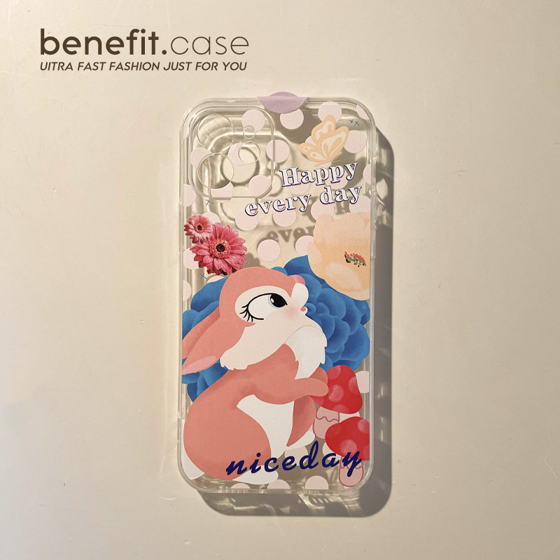 Benefit Cartoon Cute Samp Applies Apple 13promax Mobile Phone Protection Shell iphone12mini Protective Sheath Xsmax Transparent Softshell Xr Cute Cartoon