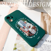 Benefit retro oil painting creations apply Apple 13promax mobile phone shell iphone12mini protective sleeve xsmax method art xr 8plu
