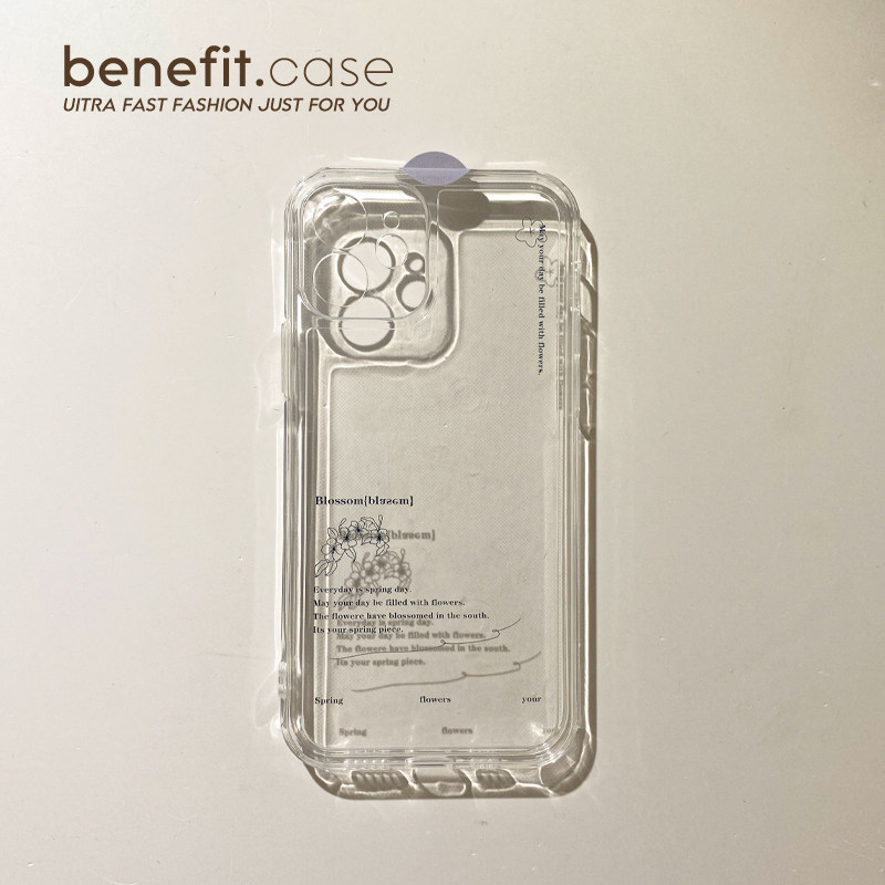 Benefit brief word ins wind to apply Apple 13promax mobile phone protection shell iphone12mini protective sheath xsmax English xr transparent 8p