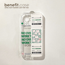 Benefit half dozen workers venting vouchers apply Apple 13promax mobile phone shell iphone12 transparent mini silicone xsmax brief xr idea 8pl