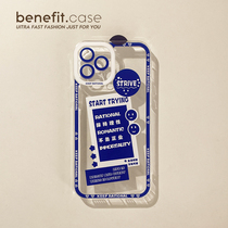 Benefit maintains rational application of Apple 13promax anti-fall mobile phone shell iphone12mini protective sleeve xsmax full package xr transparent 8plus high