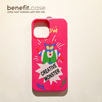 Benefit cute dynamic Superman applies Apple 13promax mobile phone shell cartoon iphone12mini soft