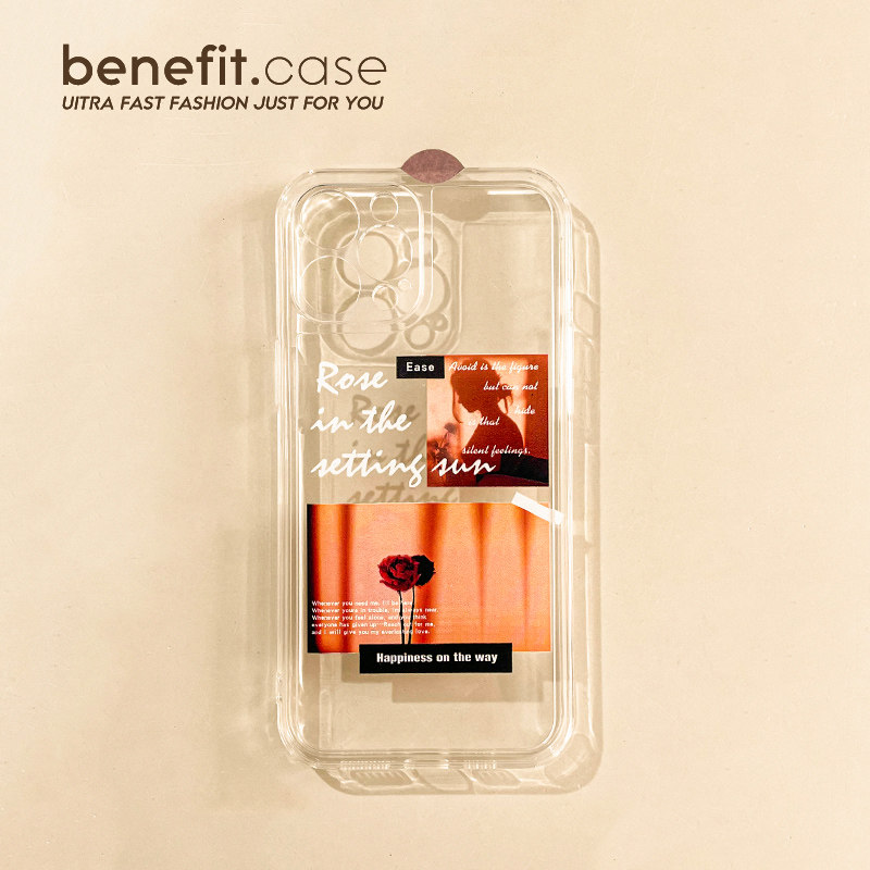 Benefit European and American Ins Wind Flower Shadow Conversation Applicable Apple 13promax mobile phone protection shell iphone12 transparent mini creative xsmax art xr Meier