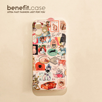 Benefi Cartoon Cute bio-language applicable Apple 13promax mobile phone shell soft iphone12 transparent mini anti-fall xsmax retro xr idea 8pl