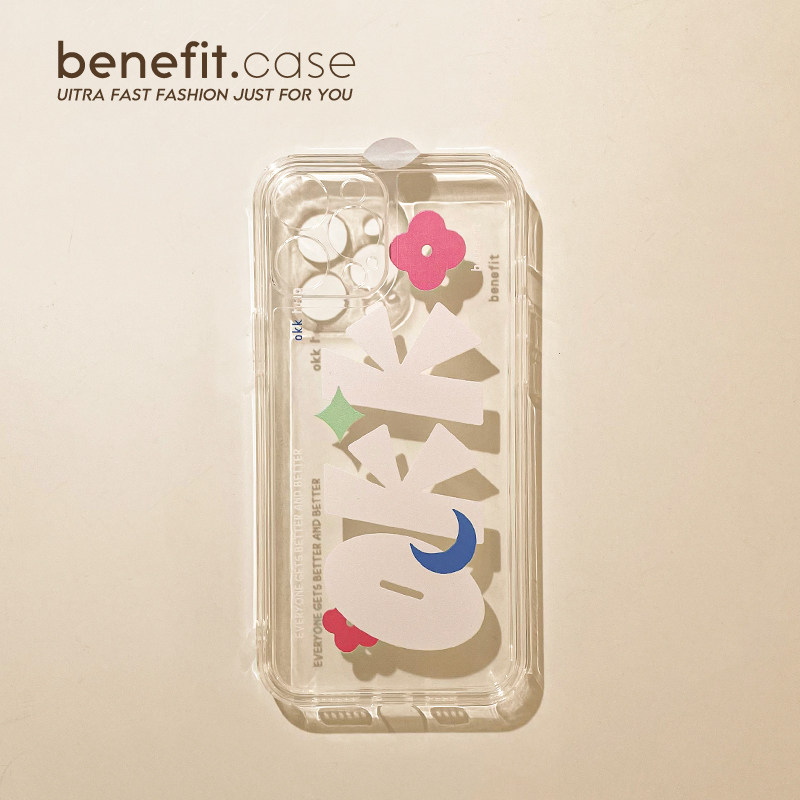 Benefit brief ookk applies Apple 13promax mobile phone protection shell woman iphone12 soft silicone mini transparent xsmax extreme xr idea