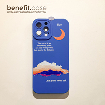 Benefit Simplicity Joins Sunset Apply Apple 13promax Mobile Phone Shell Cartoon iphone12mini Teenage Girl