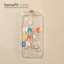 Benefit brief Joins Wind nice day applicable Apple 13promax anti-fall mobile phone shell iphone12 protective sleeve xs full package xr transparent 8pl