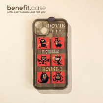 Benefit creative monster applies Apple 13promax anti-fall mobile phone shell iphone12mini protective sleeve xsmax full package xr transparent 8plus high