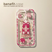 Benefit creative chef hat Eating Bears apply Apple 13promax mobile phone shell iphone12mini protective sleeve xsmax silicone cute xr anti-fall 8