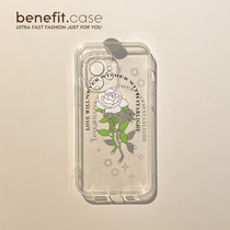 Benefit Simplicity Joins Wind Lukewarm Rose Apply Apple 13promax Advanced Senses Mobile Phone Shell iphone12mini Protective Sleeve Xsmax Lovers 8pl