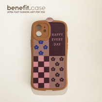 Benefit retro flower parquet applies Apple 13promax mobile phone shell maiden iphone12mini