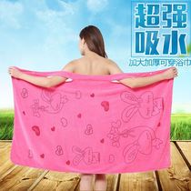 Can be worn with bath towels pyjamas beach pure cotton swimming perspiration Sexy Cartoon Summer without dropping large code with buckle