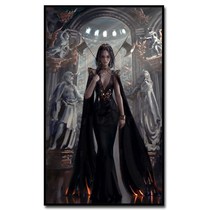 Ghost knife digital oil painting National Carmel Haiqin Tobacco Princess Handpick Painting Painting Painting Room Bedroom Hangdrawing