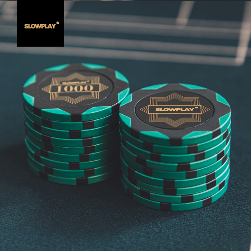 Slowplay Texas poker clay chips clay with digital no digital denomination special chess room mahjong coin