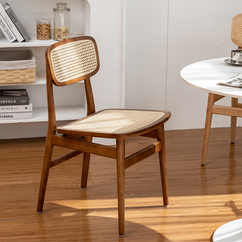 Nordic Solid Wood Retro Chair Modern Dining Chair Home house medieval chair vine chiche cafe hotel dining table and chairs