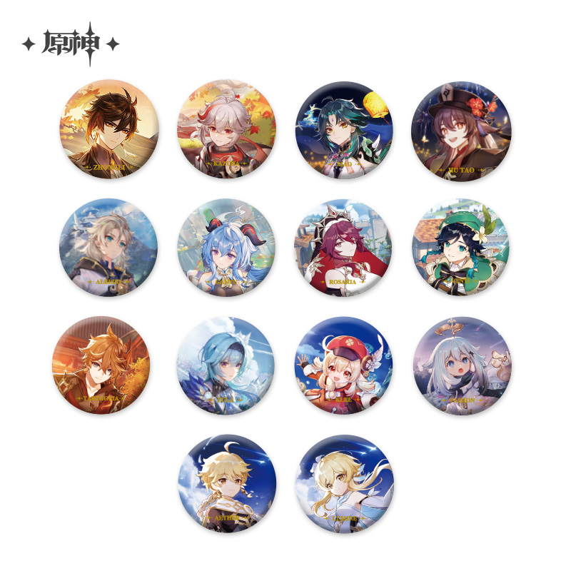 (Original God Official) Original God Themed Series Character Badges Original God Perimeter Genshin