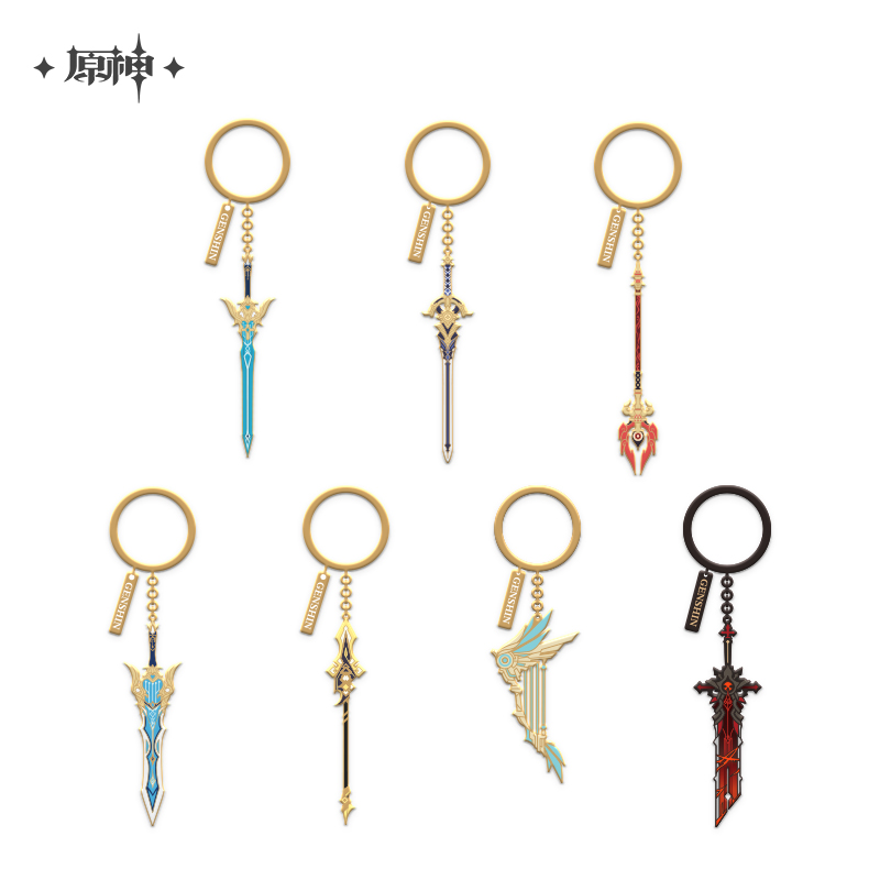 (Genshin Official) God Cast Shape Series Weapon Metal Pendant Genshin Peripherals Genshin
