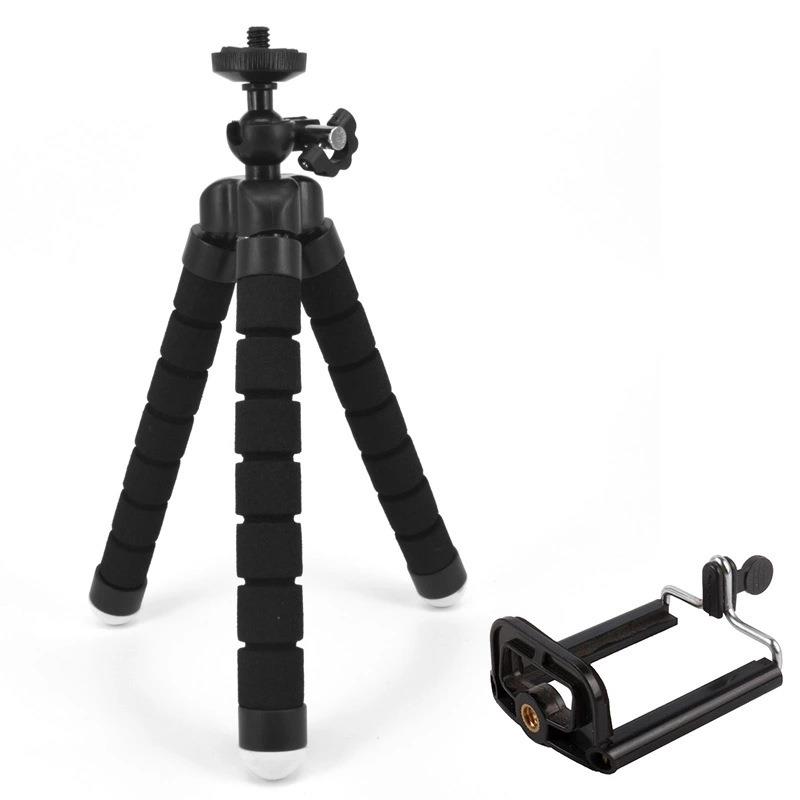 Octopus Bracket & 1 Blackoctopus tripod Mobile phone bracket Portable Eight catch fish vlog hold Yuntai SLR Micro single currency lampstand selfie octopus Mini desktop photograph Tiktok Small Camera rack desktop brace