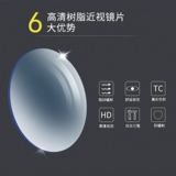 Уровень с объективом с высоким уровнем миопии ультра -типин 1,74 не -кферический анти -беглый свет онлайн может быть оснащен оптическими линзами с рассеянным изменением цвета