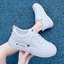 小白鞋女厚底板鞋百搭女鞋网红系带