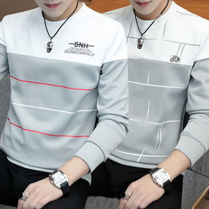 【加绒加厚】青年卫衣男秋季长袖T恤