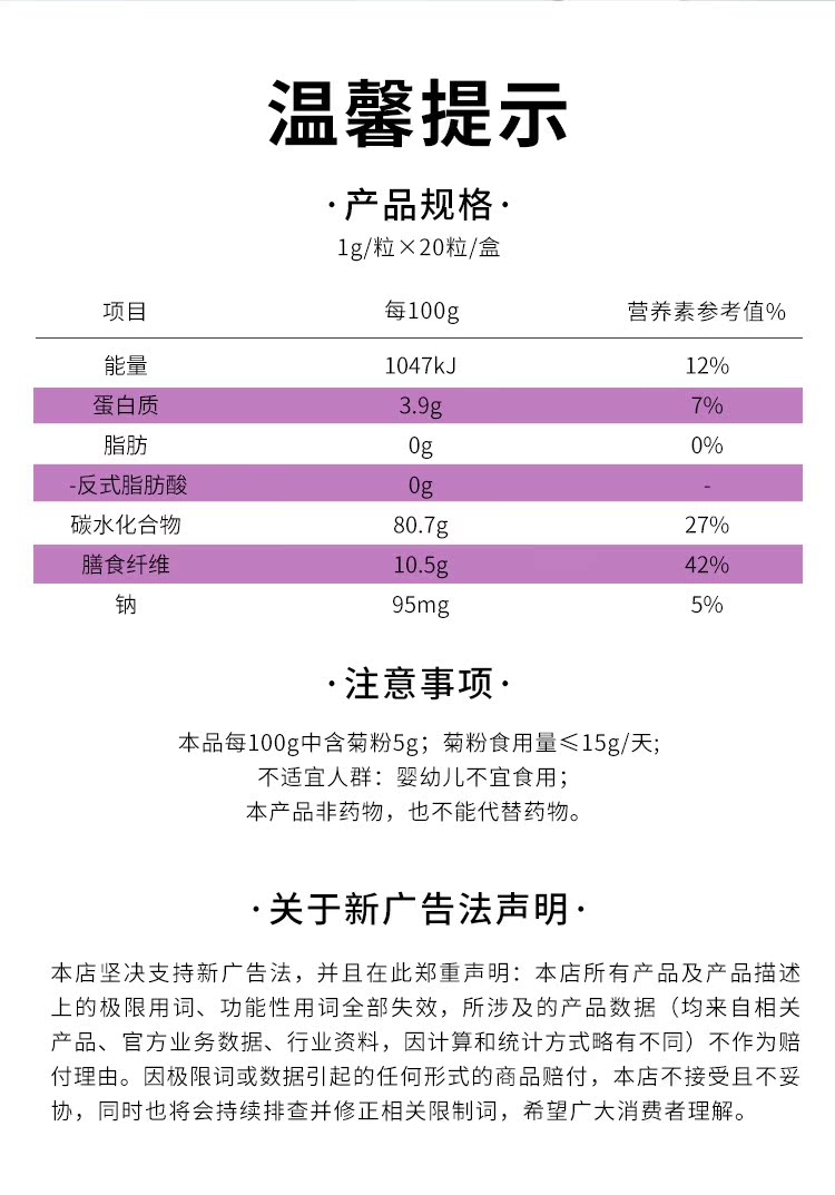 【女生主张】Nana白芸豆阻油控糖20袋