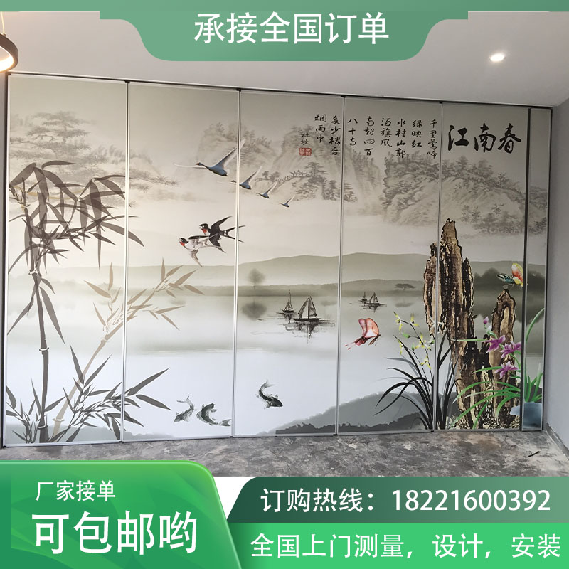 Activity Partition Hotel Exhibition Hall Gallery Mobile Partition Wall Shopping Mall Civil Air Defense Sliding Door Aluminum Alloy Activity High Partition - Taobao