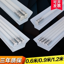 T8LED fluorescent light energy-saving single tube double tube workshop light full set of 1 2m bracket light highlight LED fluorescent tube