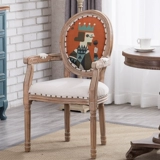 Ретро дизайнерская ткань из натурального дерева, стульчик для кормления, в американском стиле