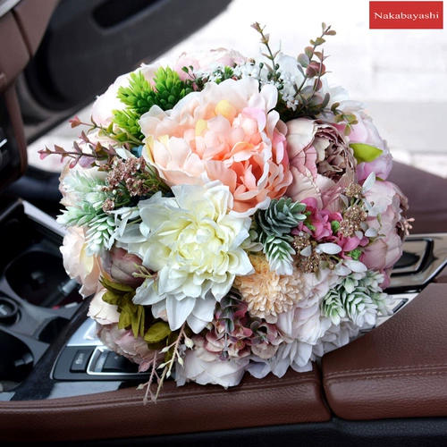 Вечный ангел свадебные продукты подарки D558 Европейский стиль пион -букет Blossom Bouquet
